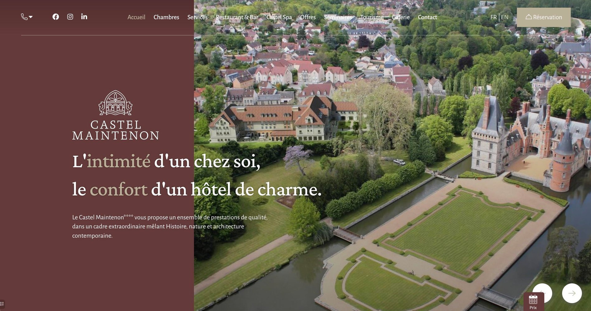 Agence MMCréation | Portfolio Castel Maintenon