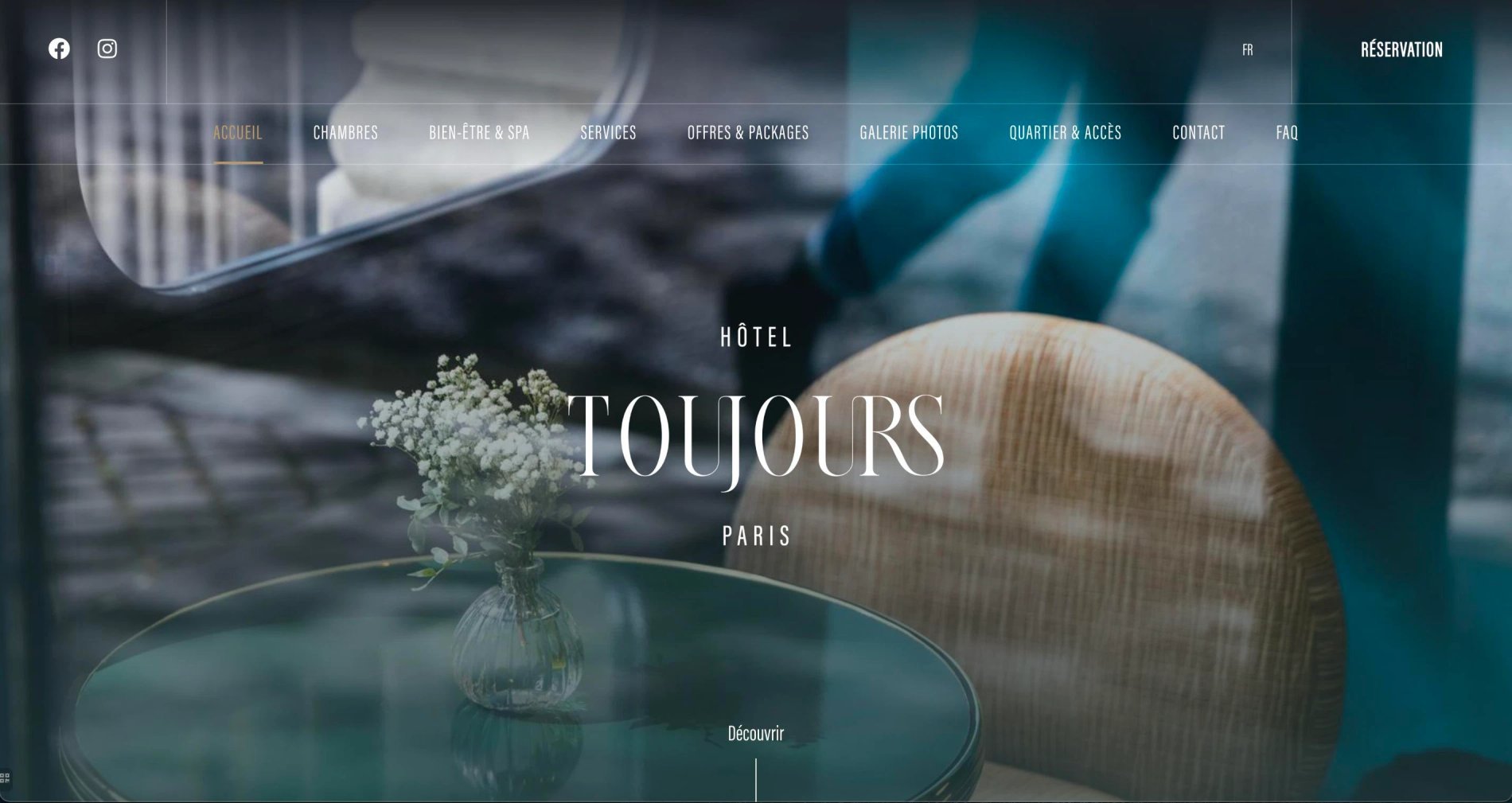 Agence MMCréation | Portfolio Hôtel Toujours