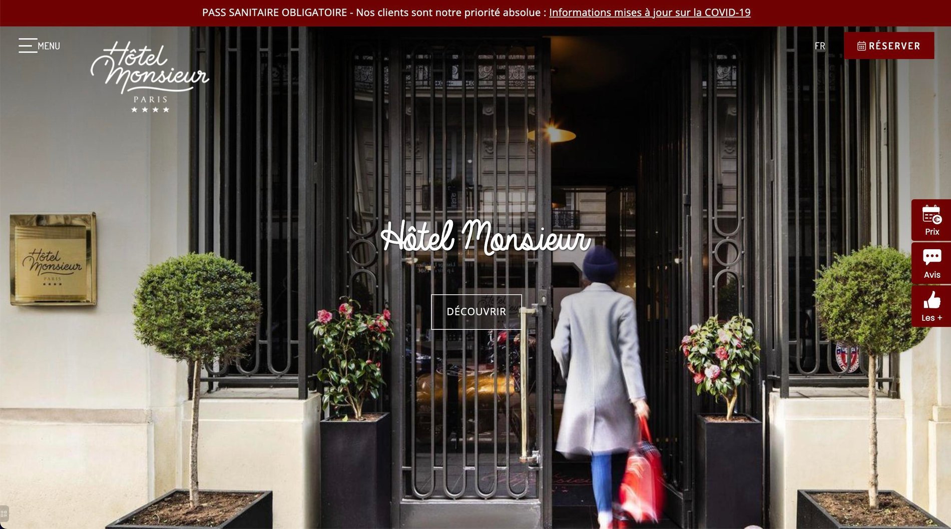 Agence MMCréation | Portfolio Hôtel Monsieur