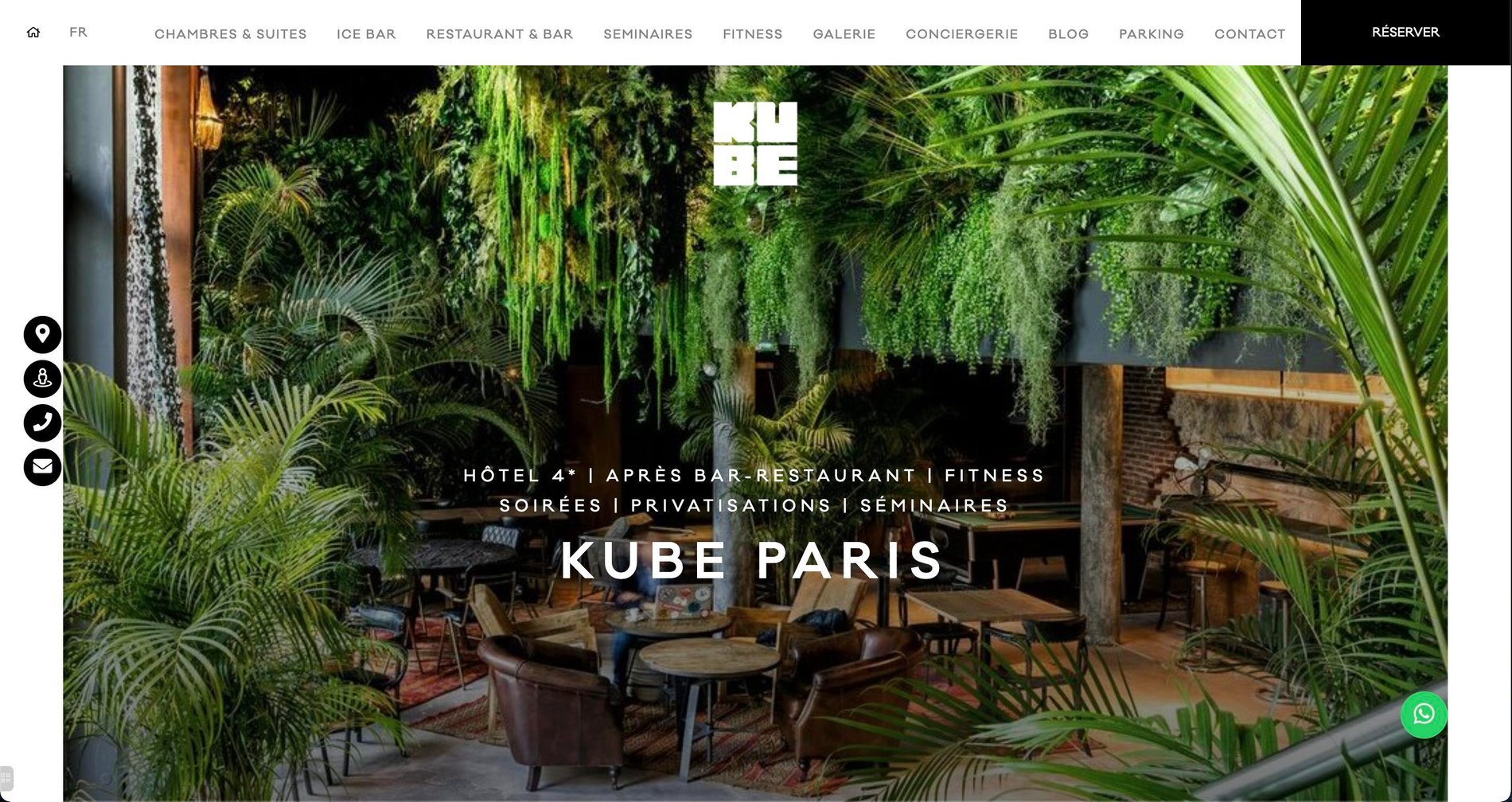 Agence MMCréation | Portfolio Kube Paris