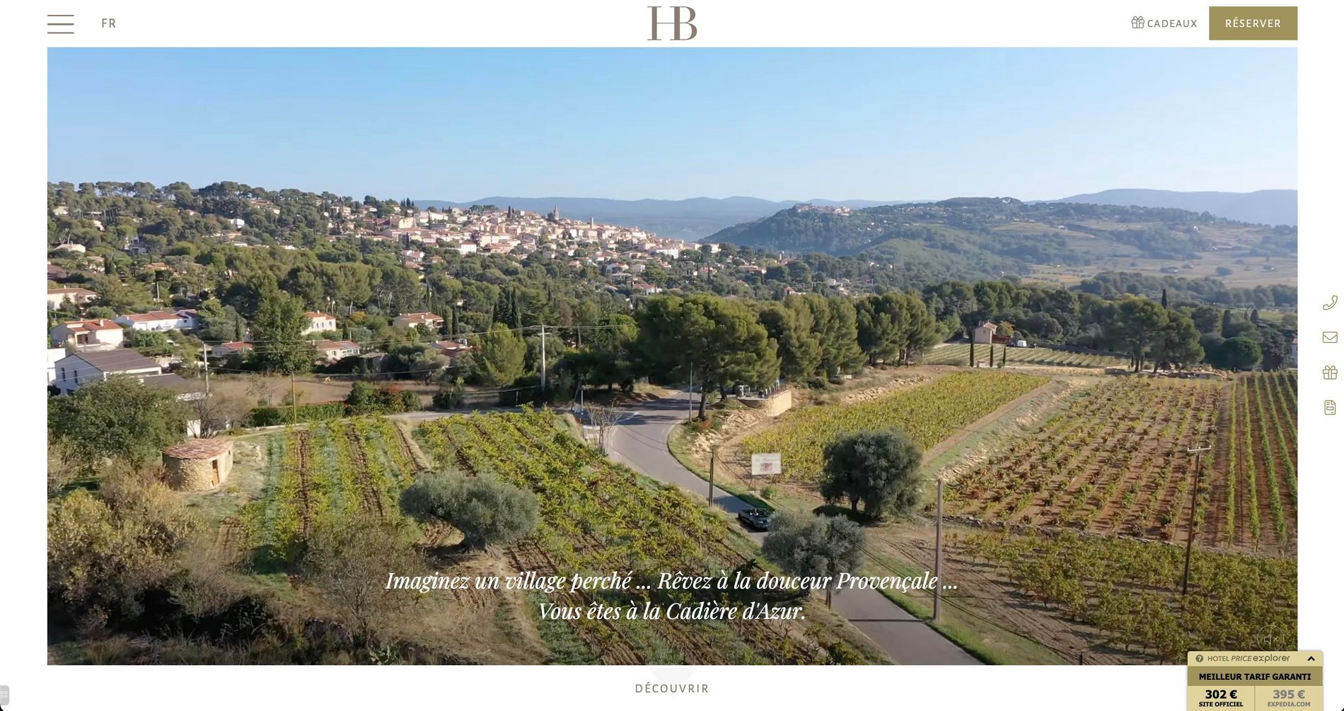 Agence MMCréation | Portfolio Hostellerie Bérard