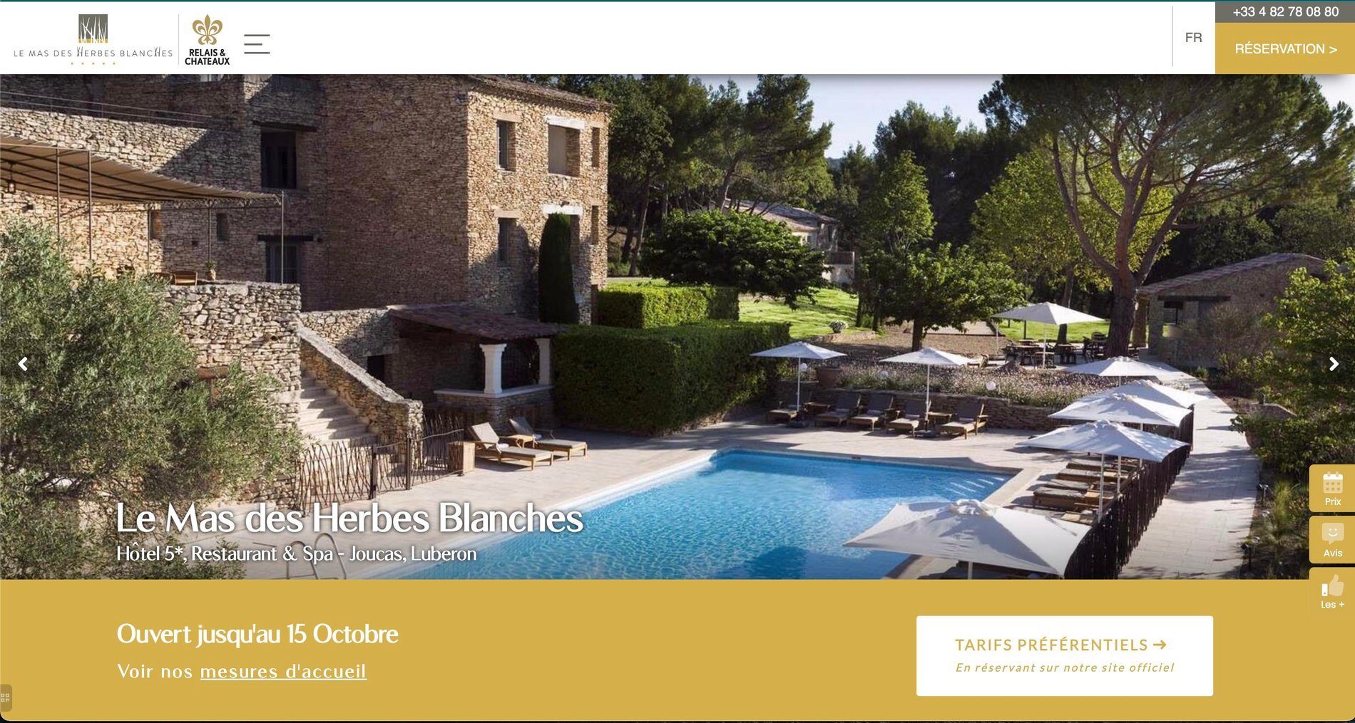 Agence MMCréation | Portfolio Le Mas des Herbes Blanches