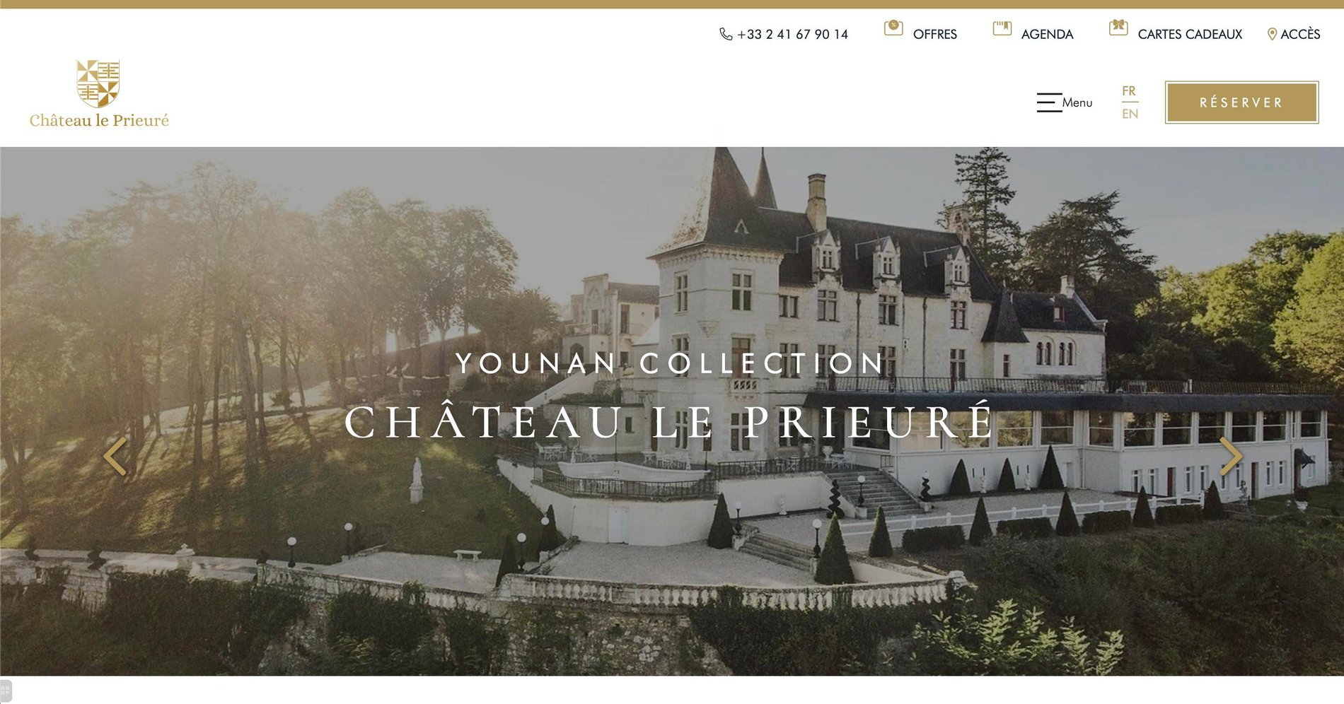 Agence MMCréation | Portfolio Château le Prieuré