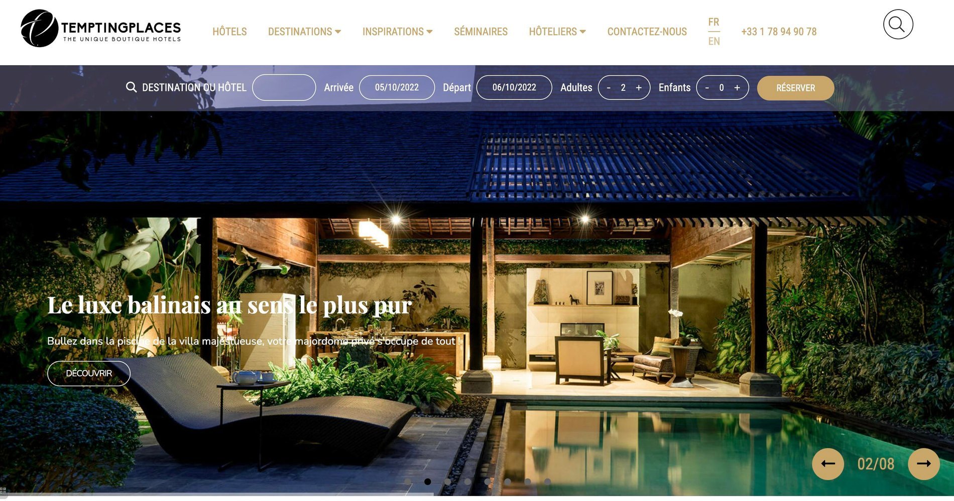 Agence MMCréation | Portfolio TemptingPlaces