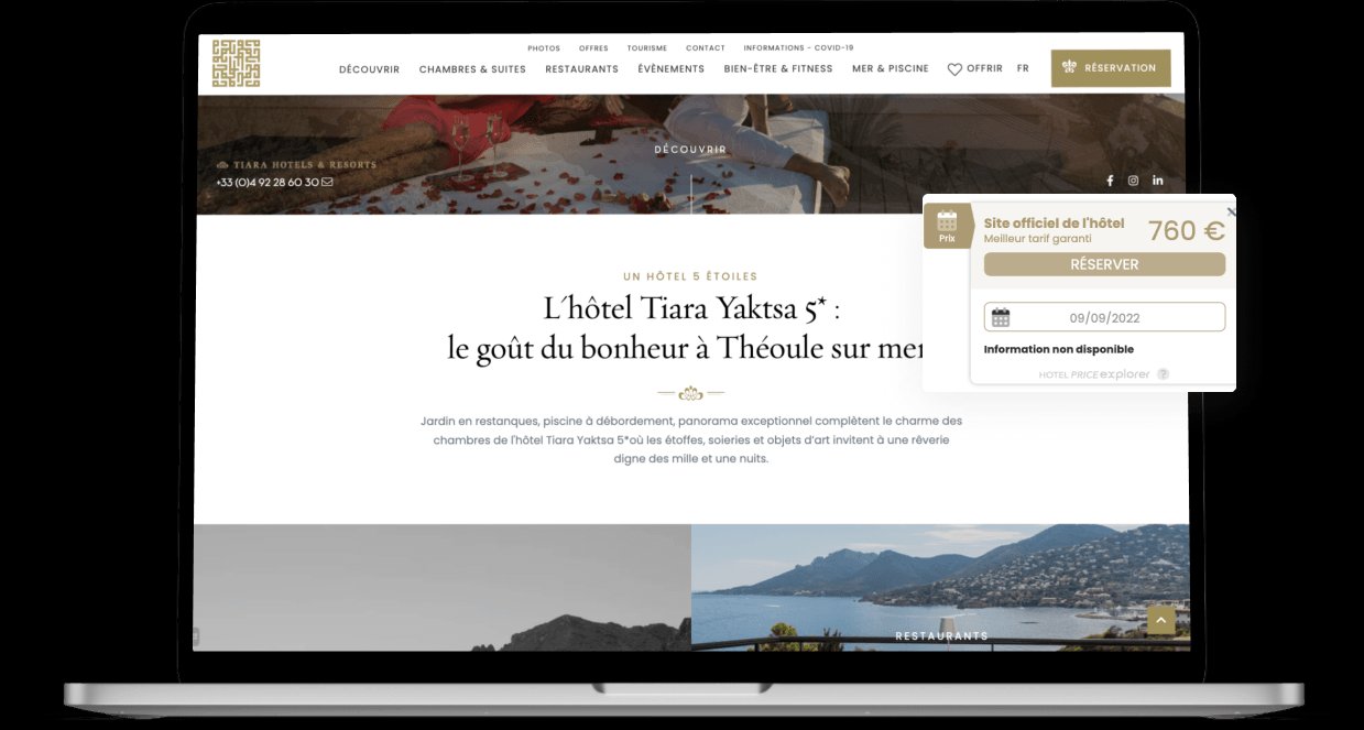 Agence MMCréation | Produit Hôtel Price Explorer