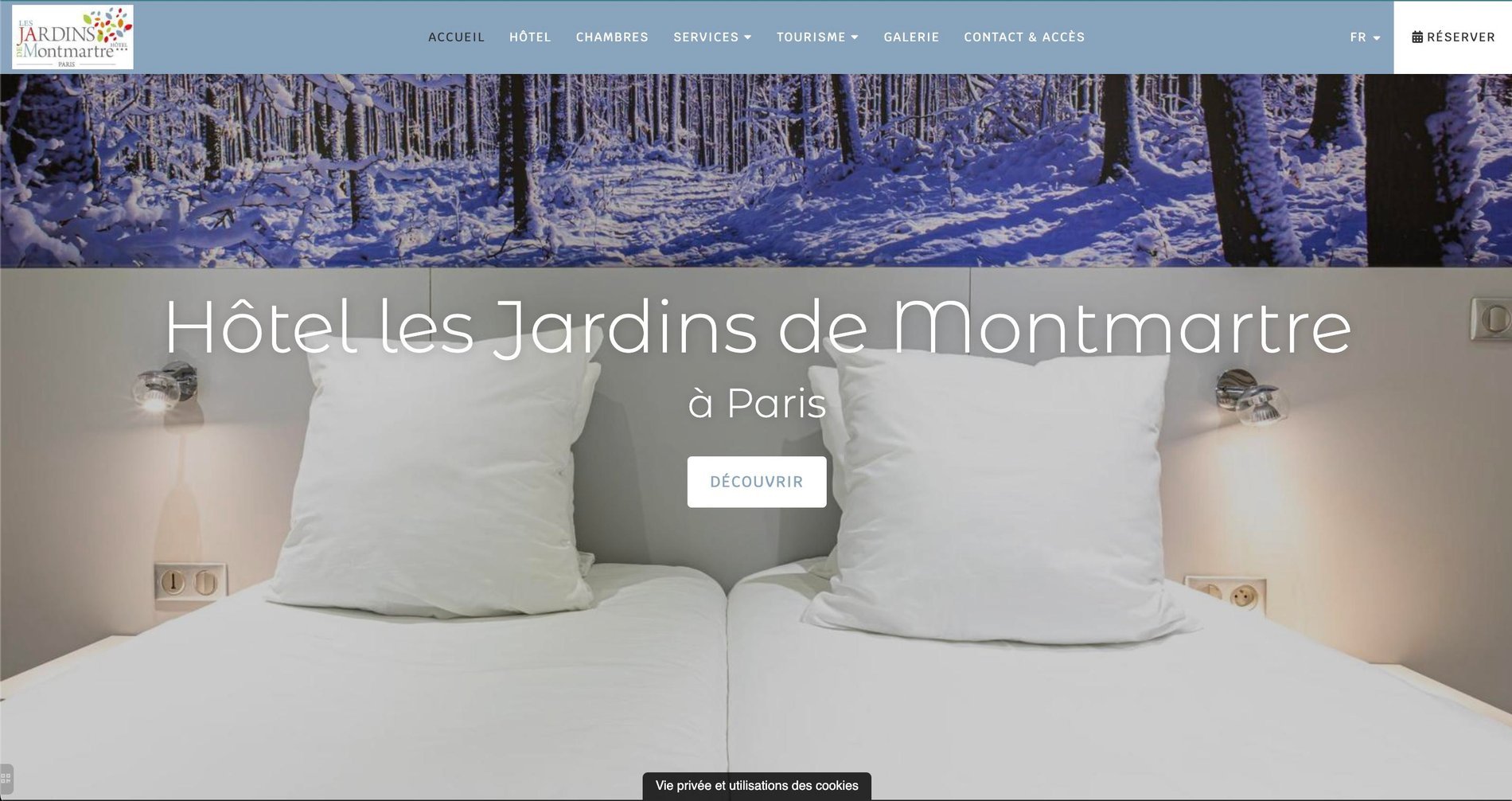 Agence MMCréation | Portfolio Hôtel les Jardins de Montmartre