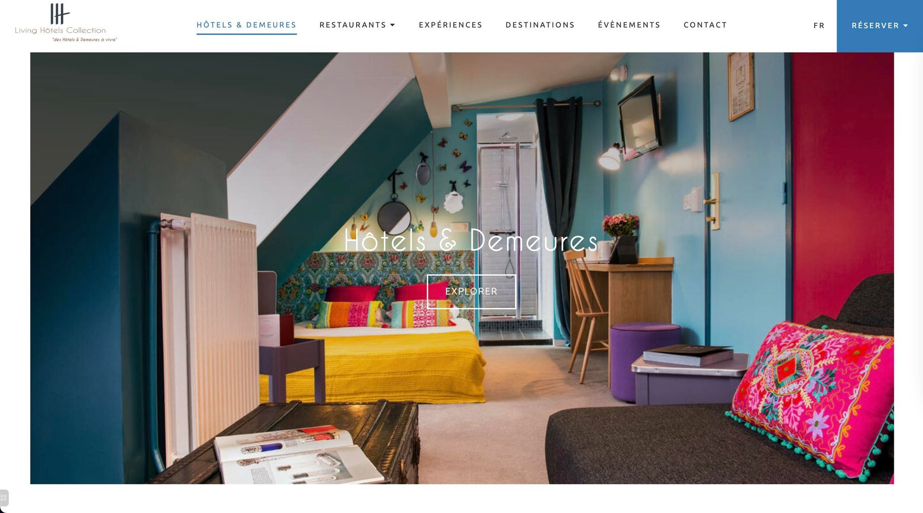 Agence MMCréation | Portfolio Living Hôtels Collection