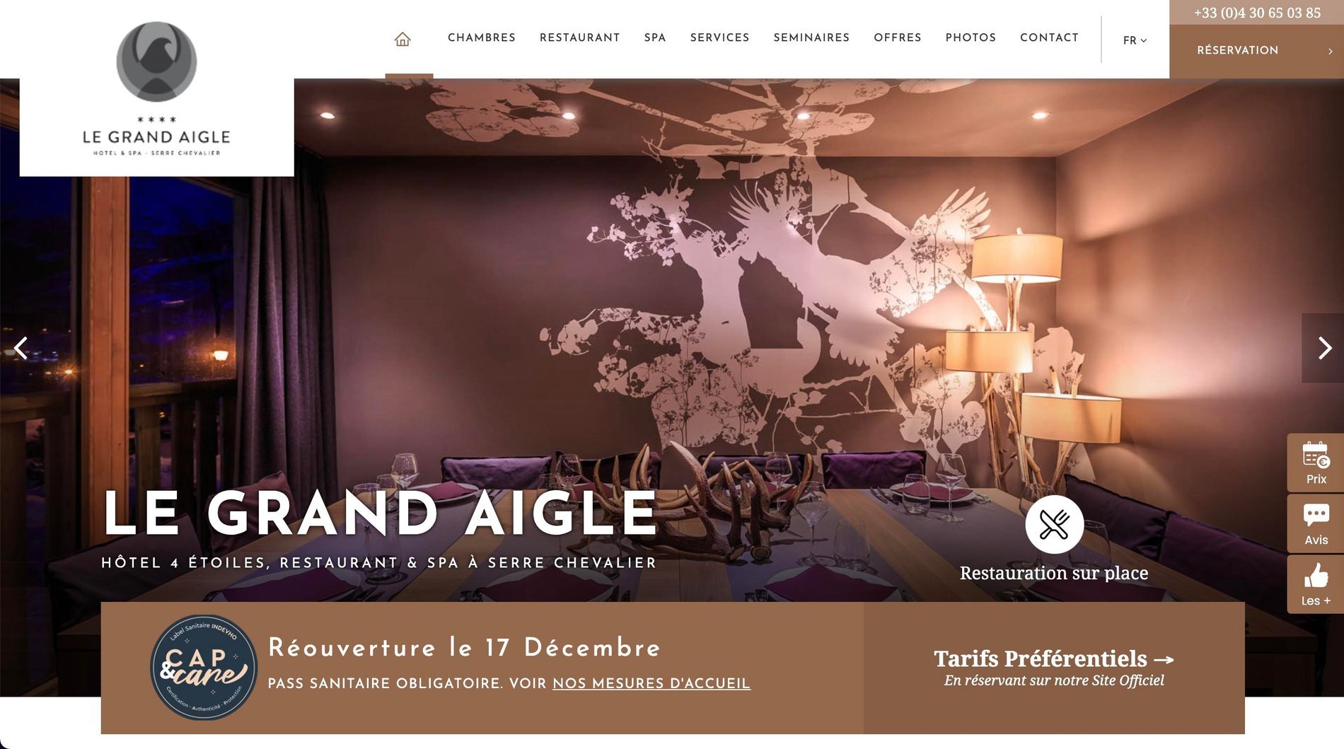 Agence MMCréation | Portfolio Le Grand Aigle