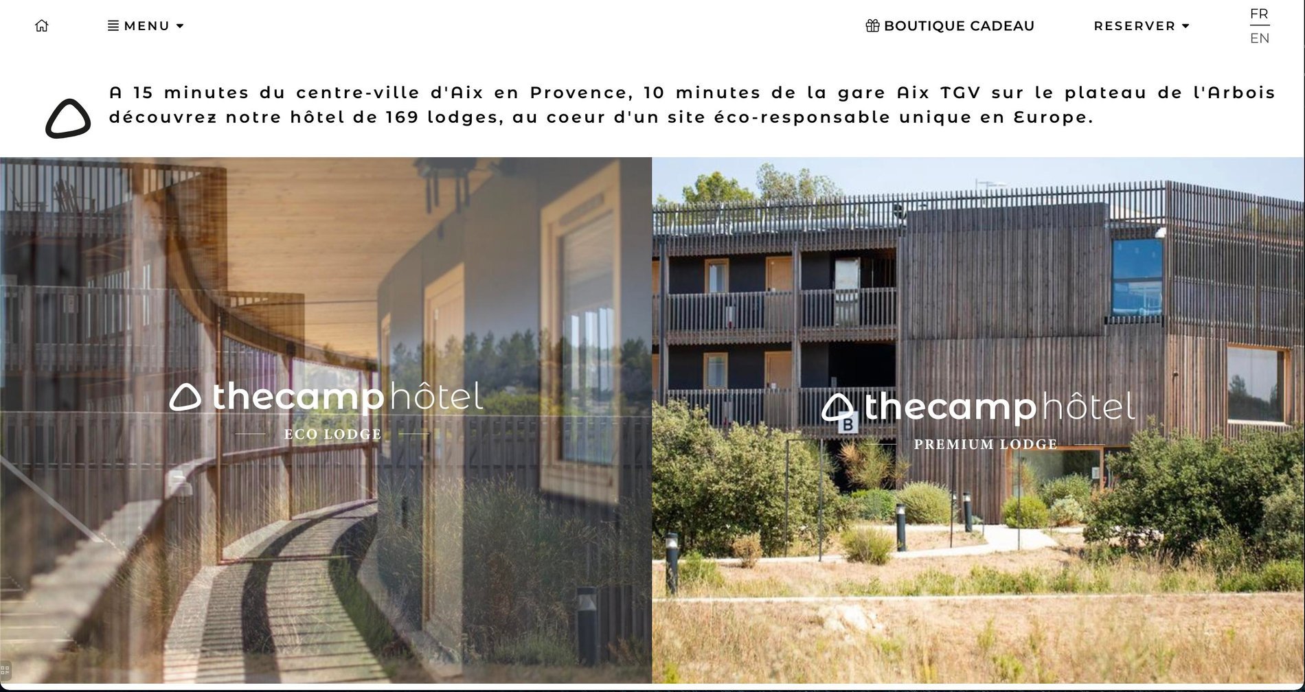 Agence MMCréation | Portfolio Thecamphôtel