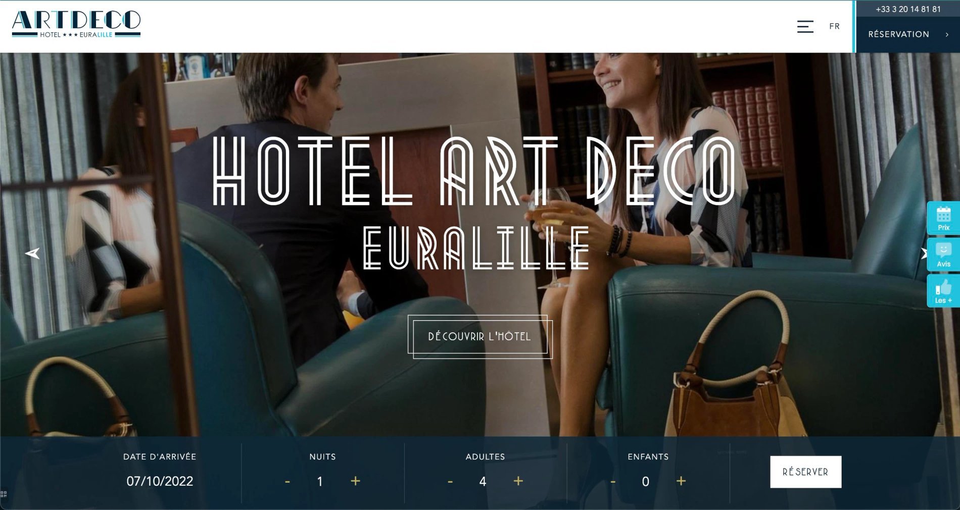 Agence MMCréation | Portfolio Hôtel Art Deco