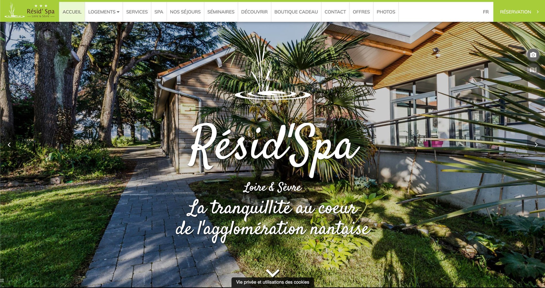 Agence MMCréation | Portfolio Résid'Spa
