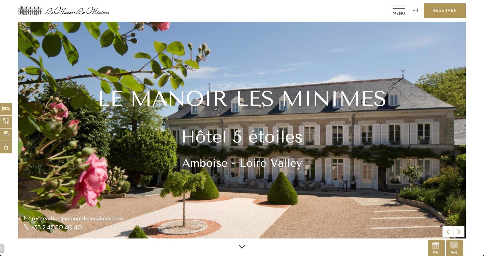 Agence MMCréation | Portfolio Le Manoir les Minimes