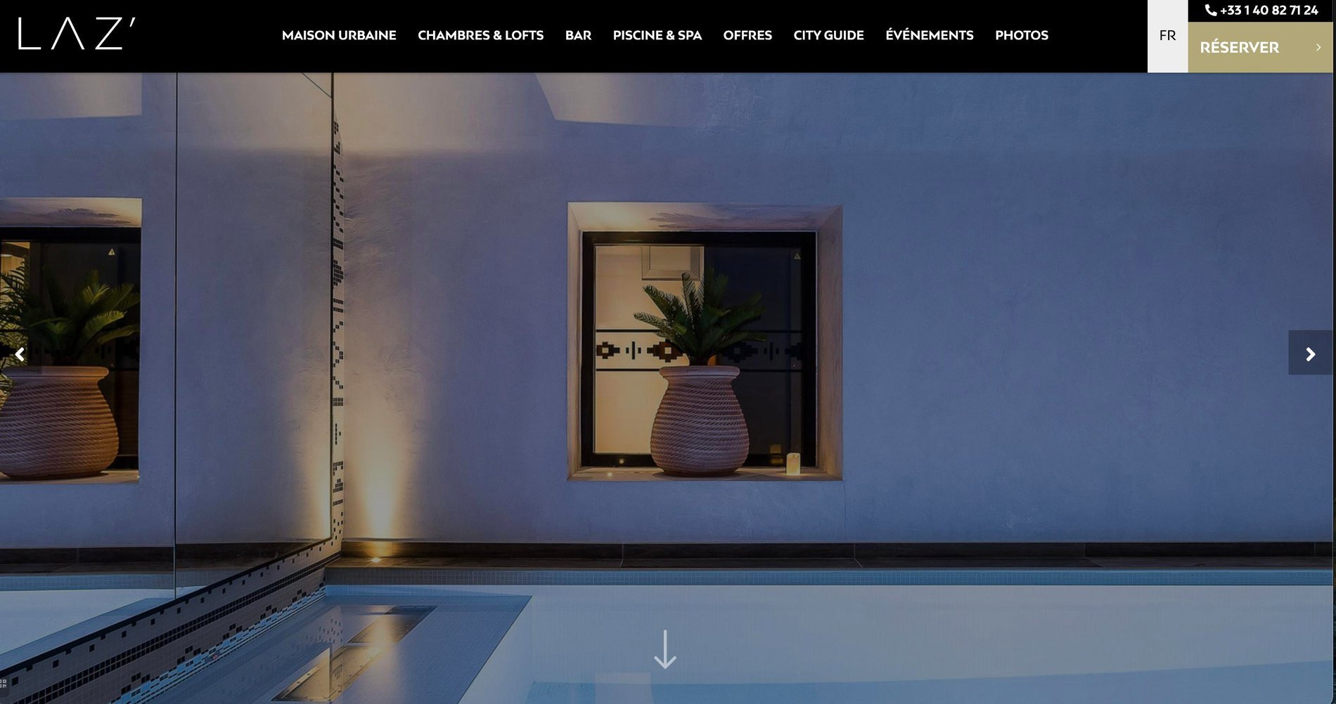 Agence MMCréation | Portfolio Hôtel Laz'