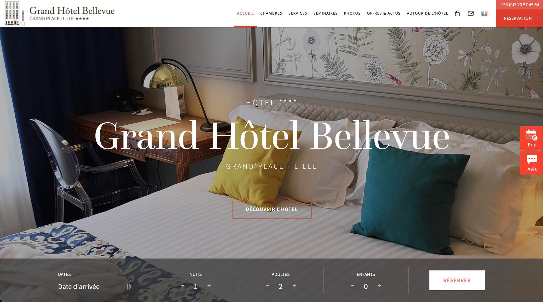 Agence MMCréation | Portfolio Grand Hôtel Bellevue
