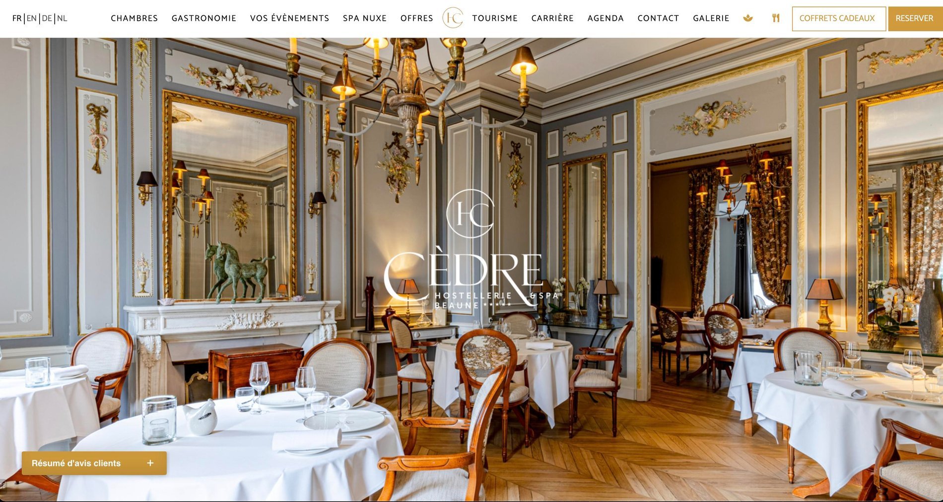 Agence MMCréation | Portfolio Hostellerie Cèdre Beaune