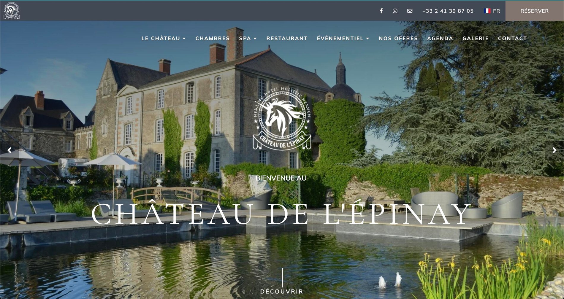 Agence MMCréation | Portfolio Château de l'Epinay