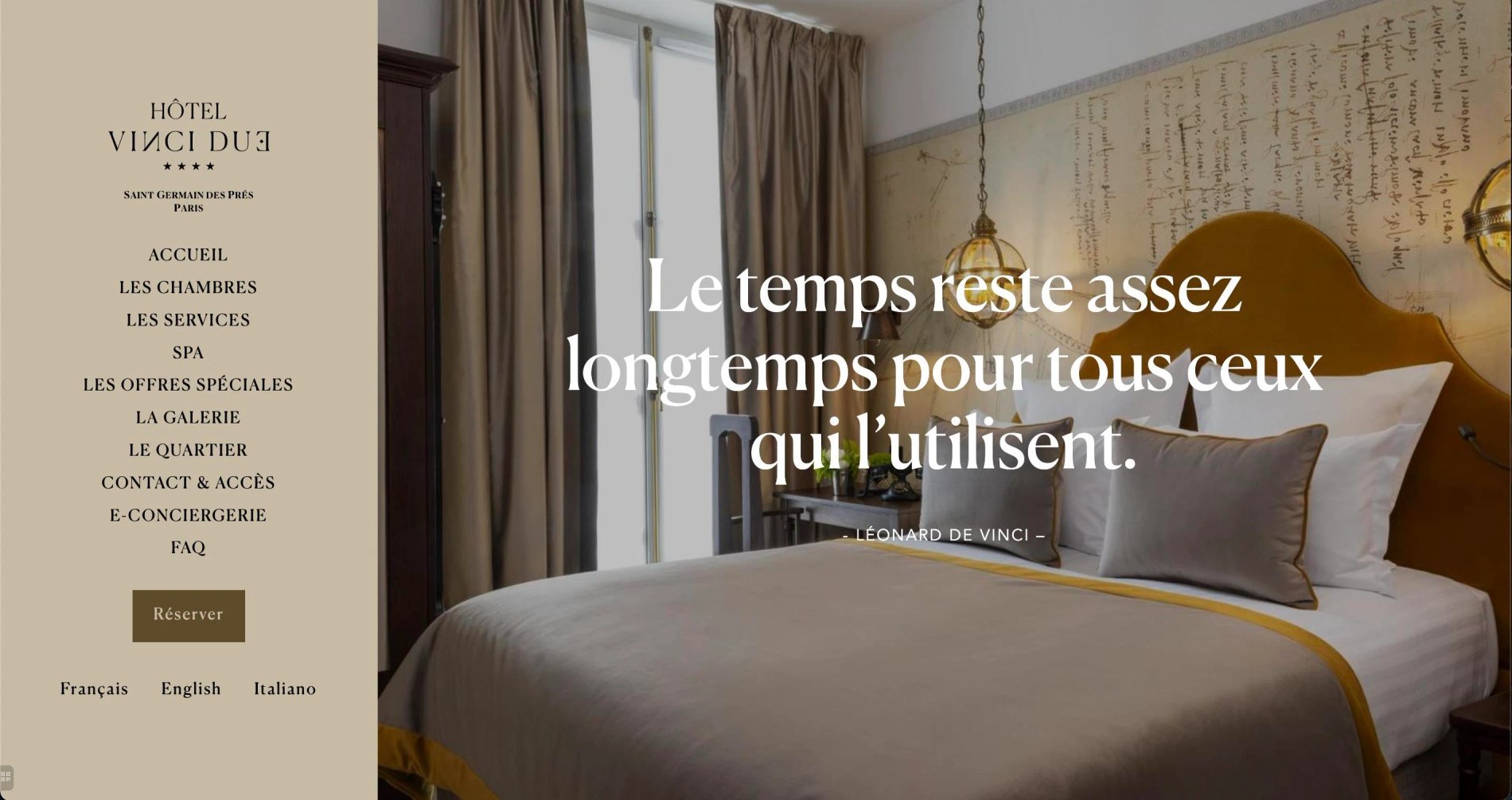 Agence MMCréation | Portfolio Hôtel Vinci Due