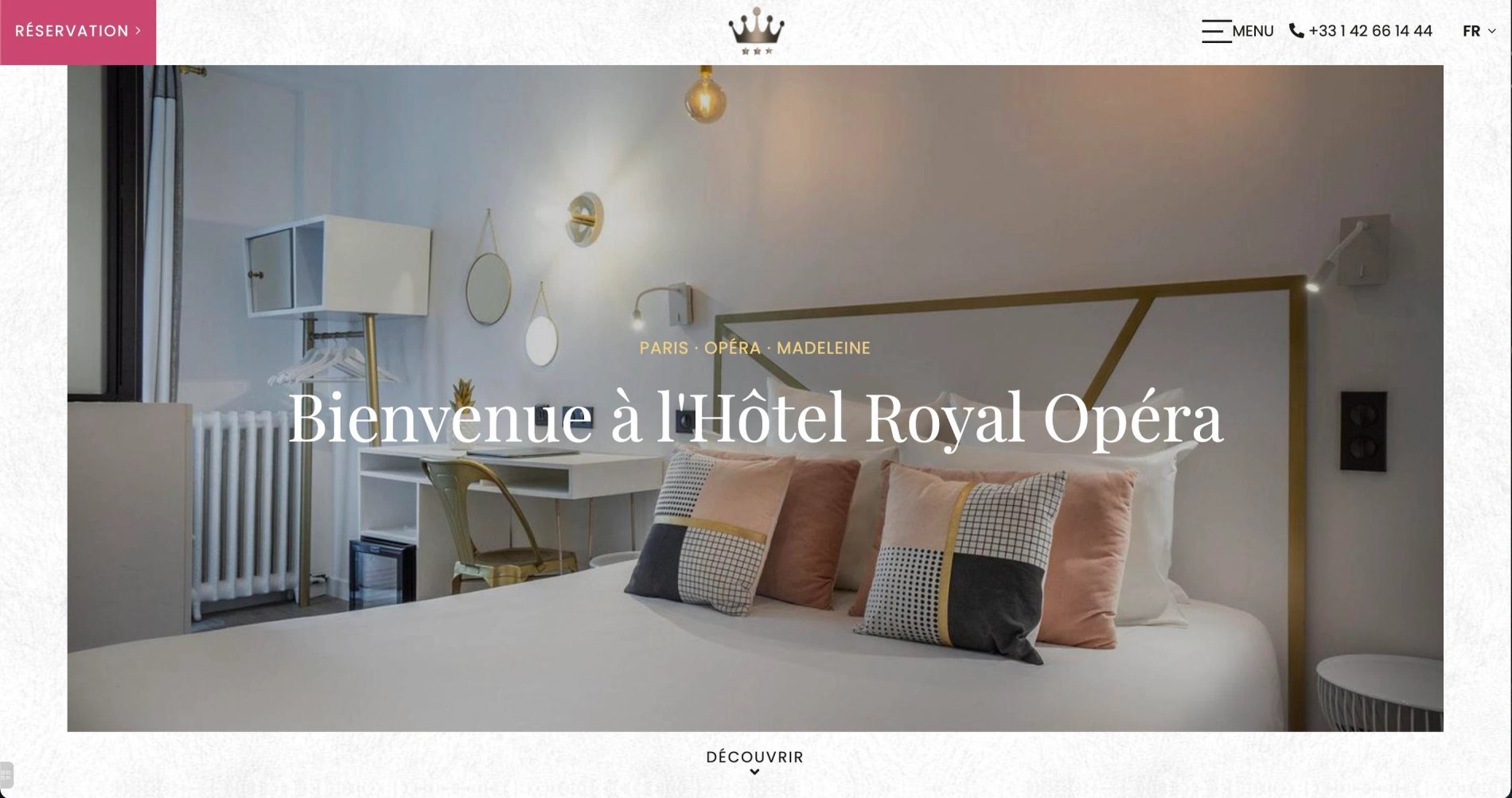 Agence MMCréation | Portfolio Hôtel Royal Opéra