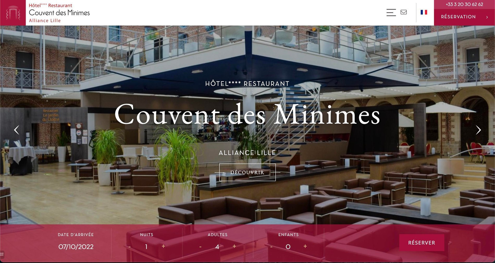Agence MMCréation | Portfolio Couvent des Minimes