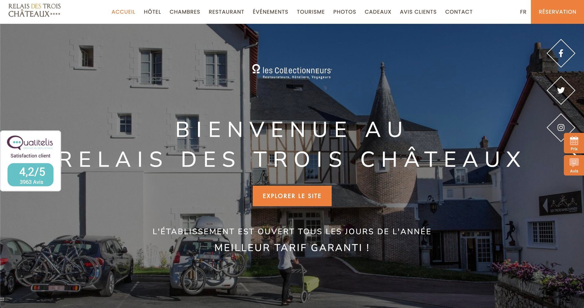 Agence MMCréation | Portfolio Relais des trois Châteaux