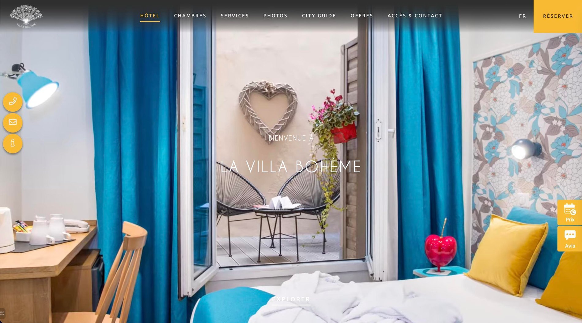 Agence MMCréation | Portfolio La Villa Bohème