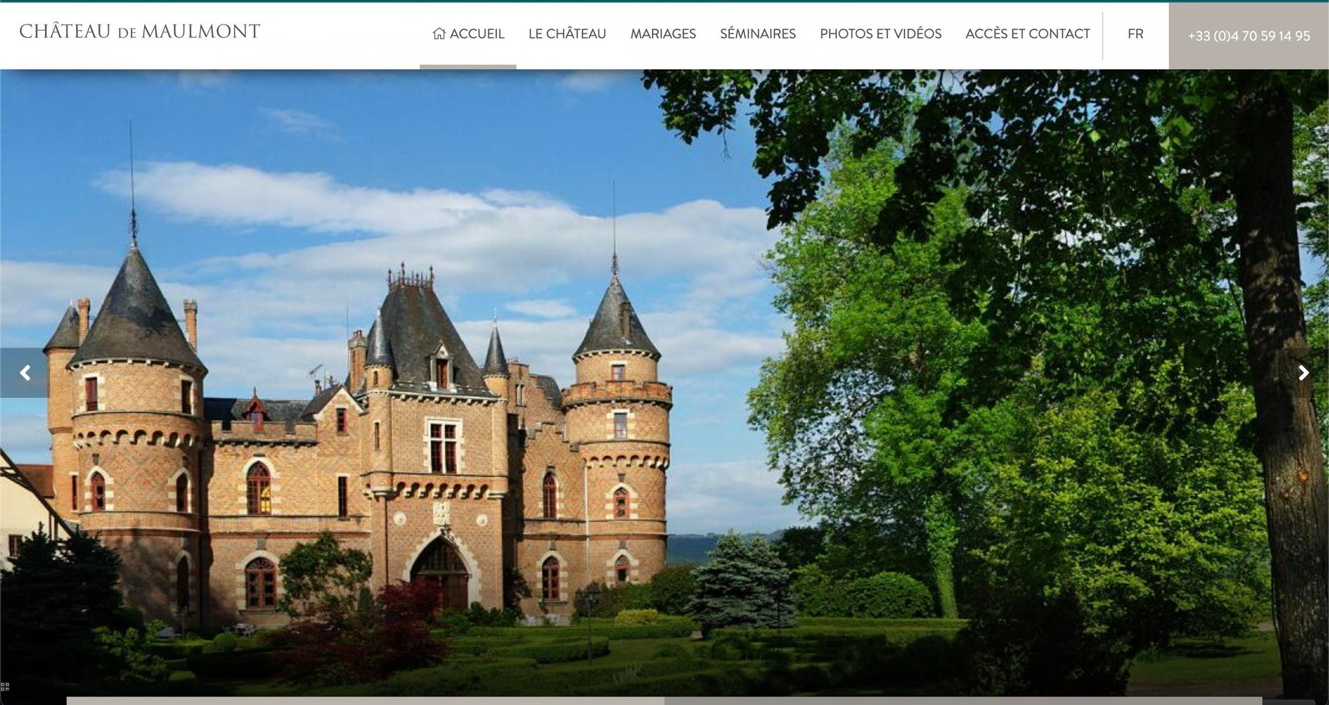 Agence MMCréation | Portfolio Château de Maulmont