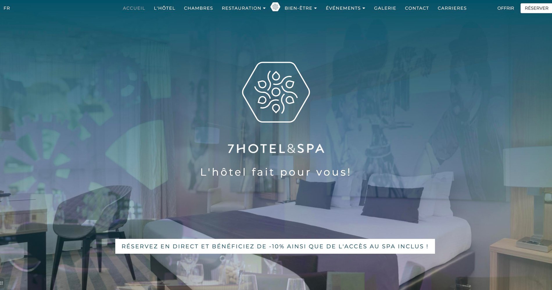 Agence MMCréation | Portfolio 7Hotel & Spa