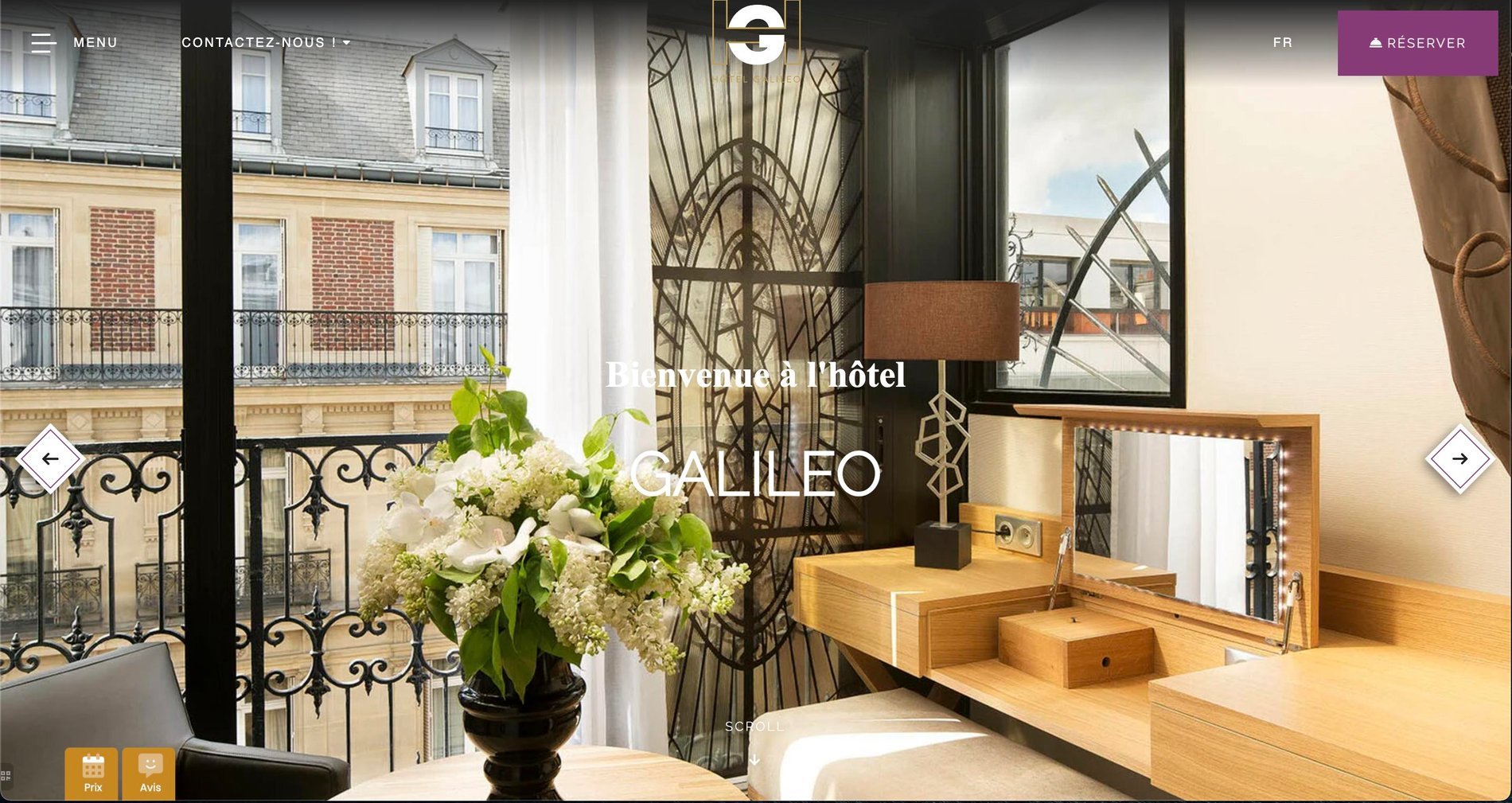 Agence MMCréation | Portfolio Hôtel Galileo