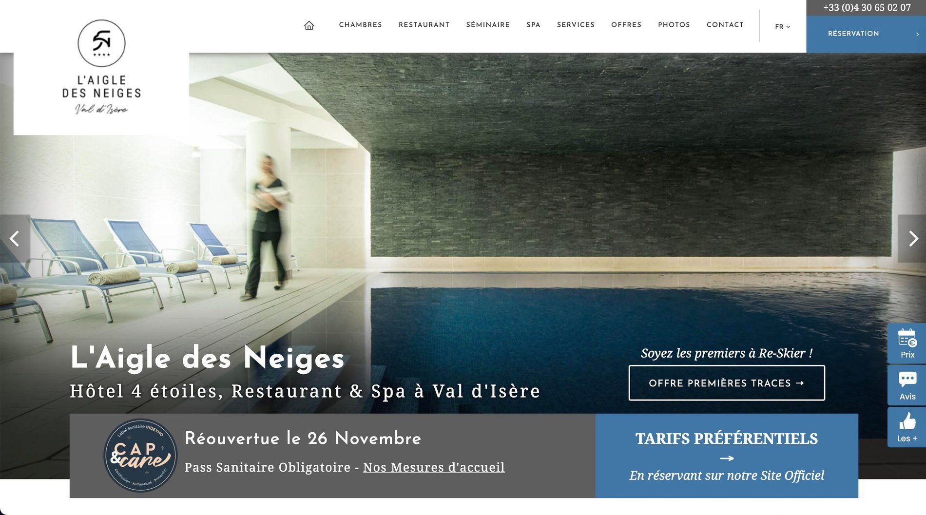 Agence MMCréation | Portfolio L'Aigle des Neiges