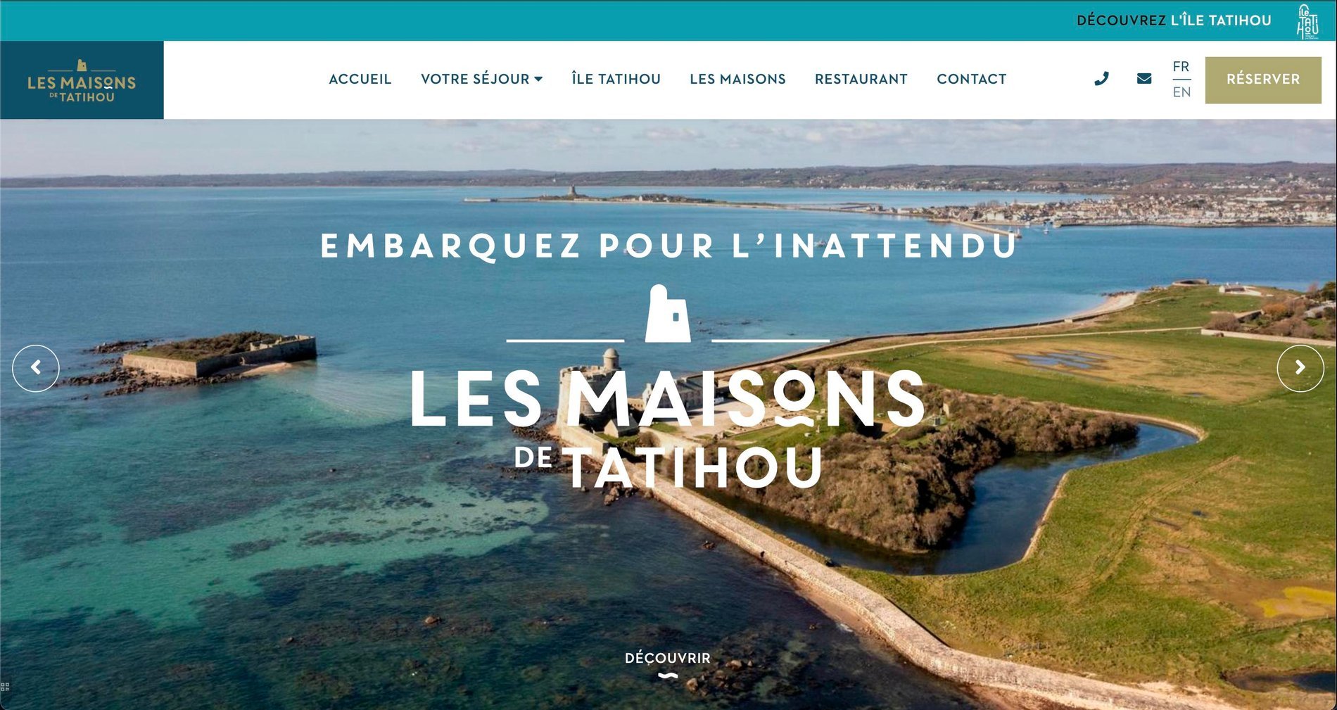 Agence MMCréation | Portfolio Les Maisons de Tatihou